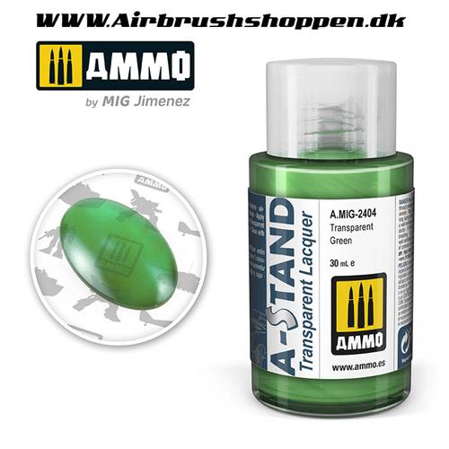 A.MIG 2404 Transparent Green   A-Stand paint 30 ml